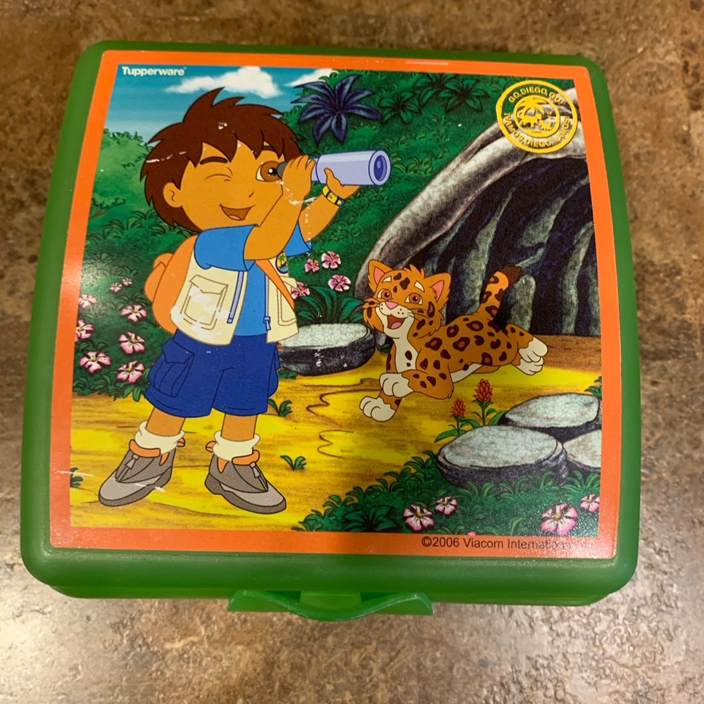 Tupperware Green Adventure Lunch Box